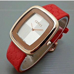 Dijual Jam Tangan Wanita G  ci Catur Leather White Kw Super Diskon