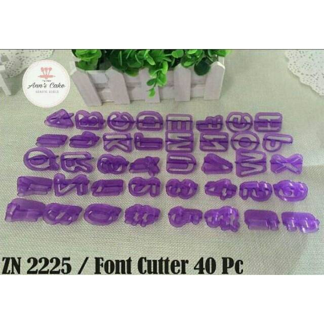 

ZN 2225/FONT CUTTER 40PCS