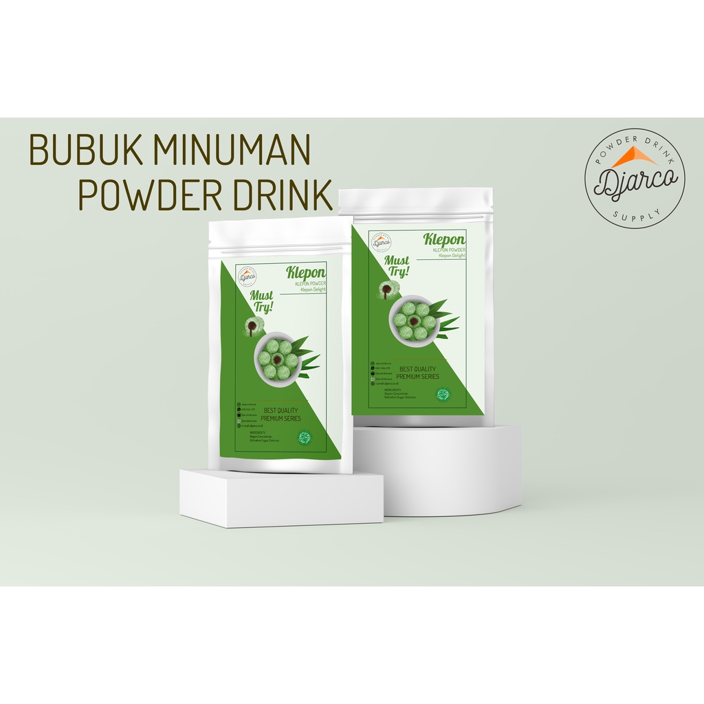 

1000 GRAM/1 KG PREMIUM KLEPON POWDER DRINK - SERBUK BUBUK MINUMAN KLEPON