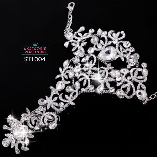 [PRODUK TERBATAS] AKSESORIS WEDDING GELANG SARUNG TANGAN PENGANTIN WANITA STT004