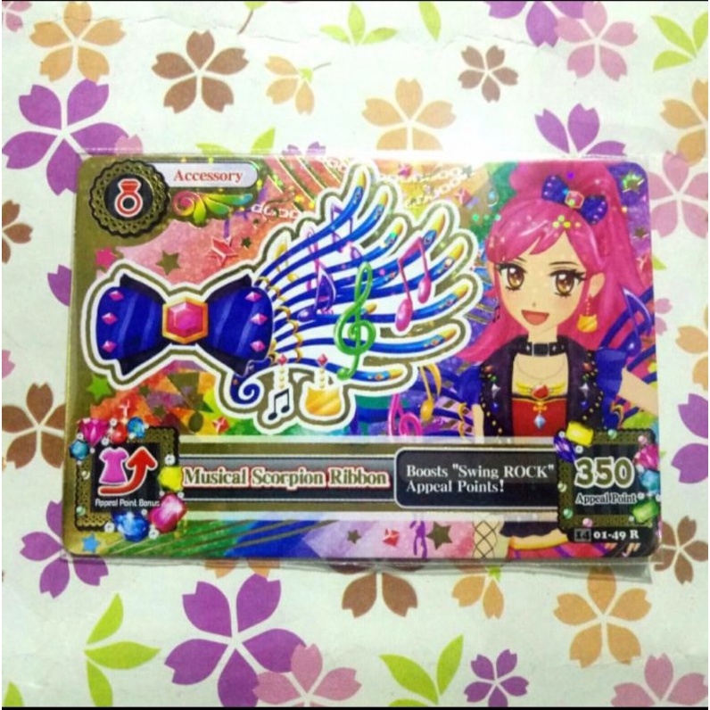 aikatsu accessory musical scorpion ribbon R seira season 2 versi 1