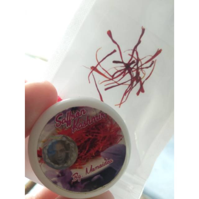 Saffron Kashmir Momoidea kemasan icip-icip