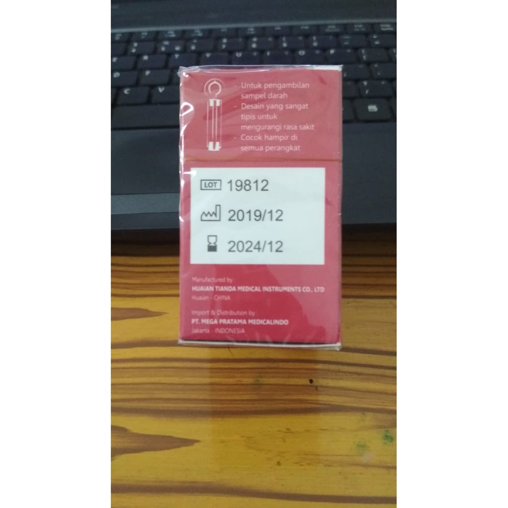 Lancet MedT Benecheck / General Care 100's / Lancet Cek Gula Gc/ Gea Isi 100 Pcs