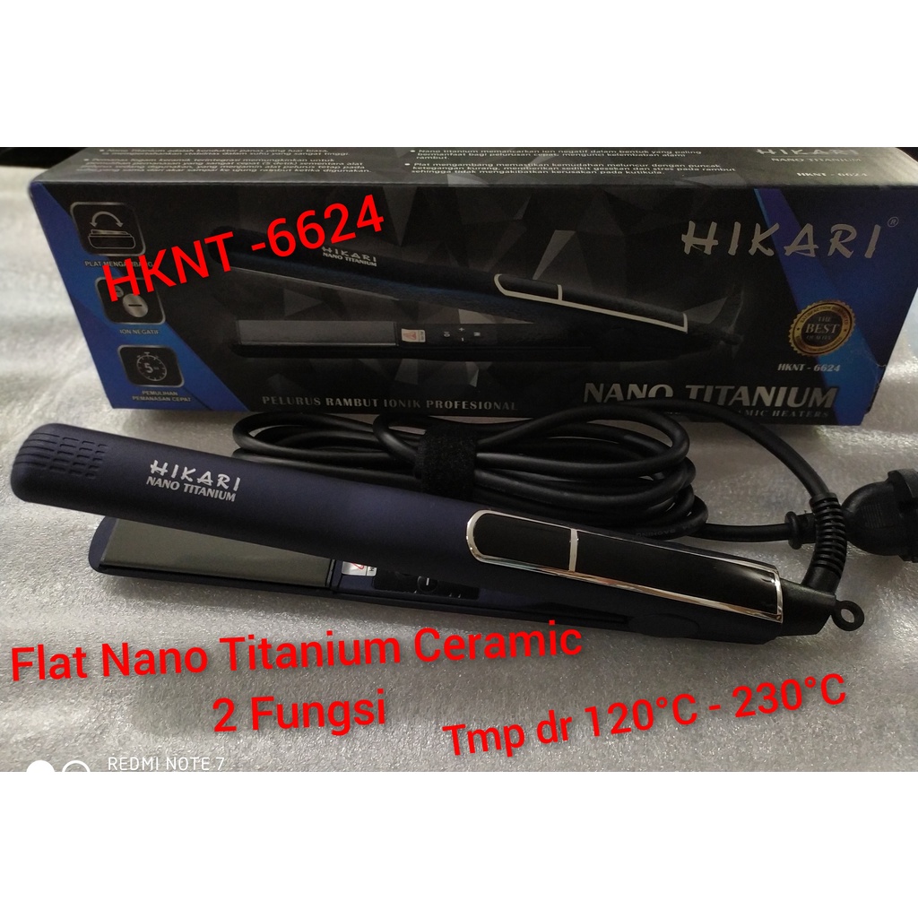 Hikari Catok Flat Nano Titanium Ceramic