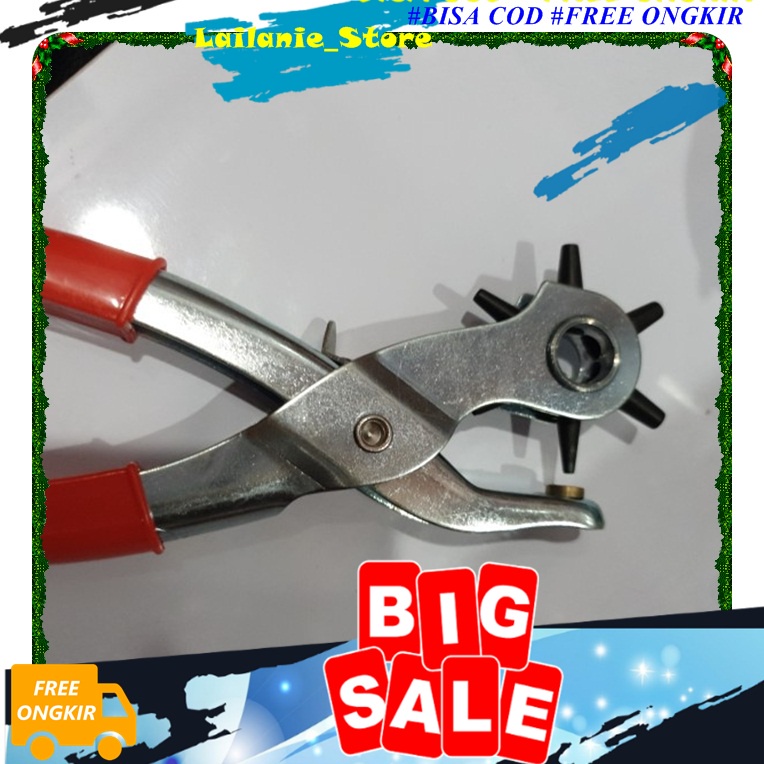 

Hole Puncher Leather Tang Pembolong Punch Pelubang Gesper Ikat Pinggang Sabuk Kulit Tebal Pria Kertas