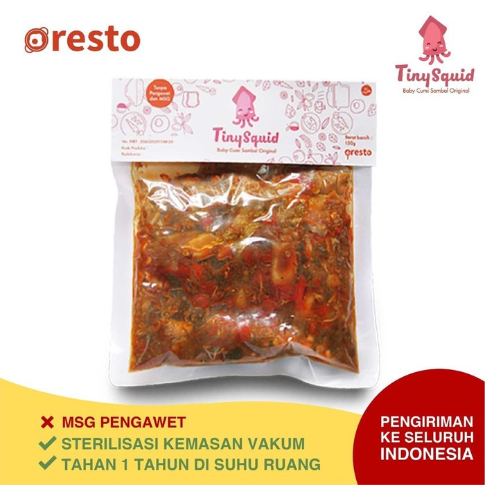 

SAMBAL BABY CUMI ORIGINAL TINY SQUID 150 GR