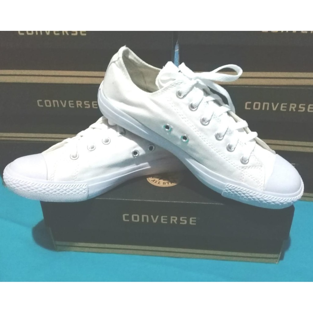 ND_SEPATU CONVERS 70S LOW WHITE PLAY CDG &quot;COMME DES GARCONS&quot; PREMIUM BNIB MADE IN VIETNAM