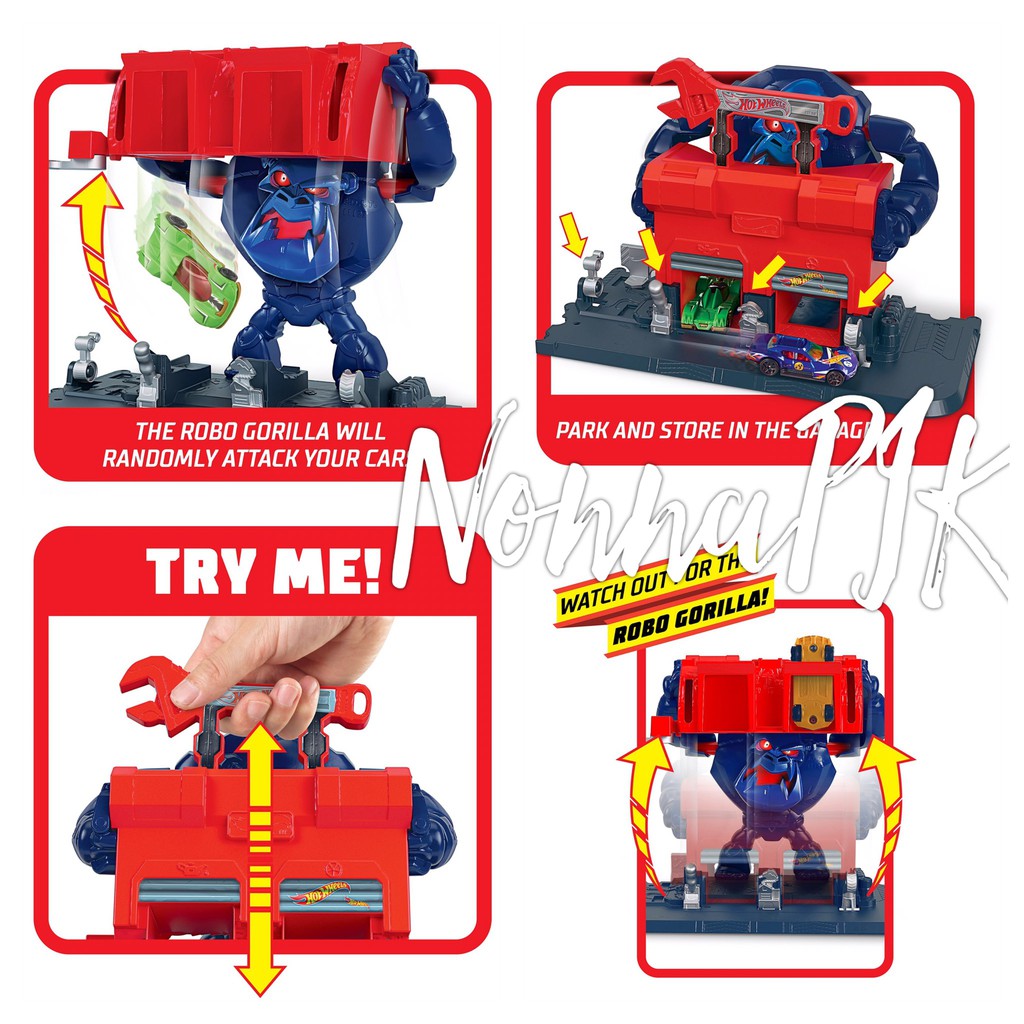 gorilla hot wheels set