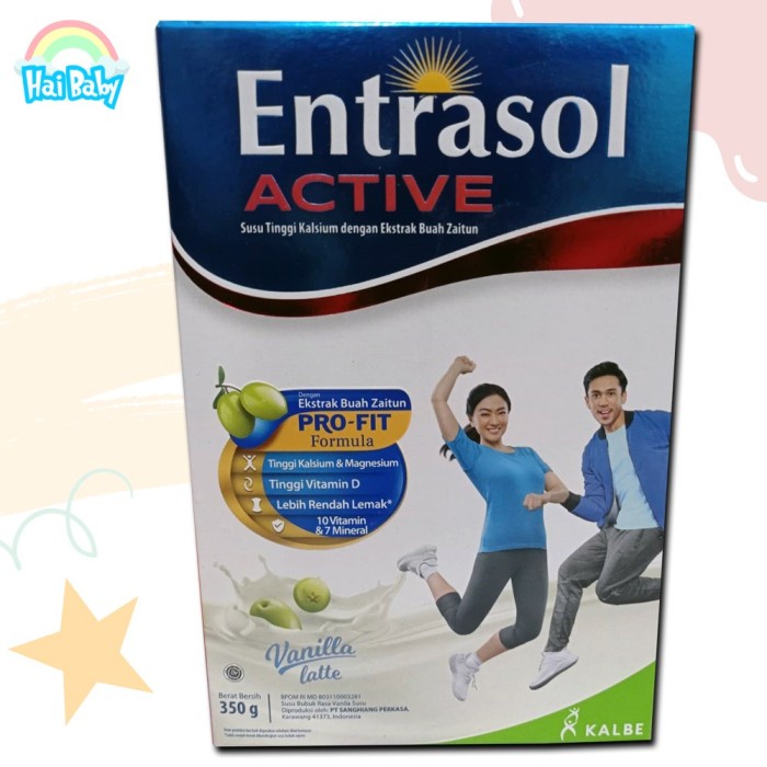 

ENTRASOL ACTIVE VANILLA LATTE 350gr