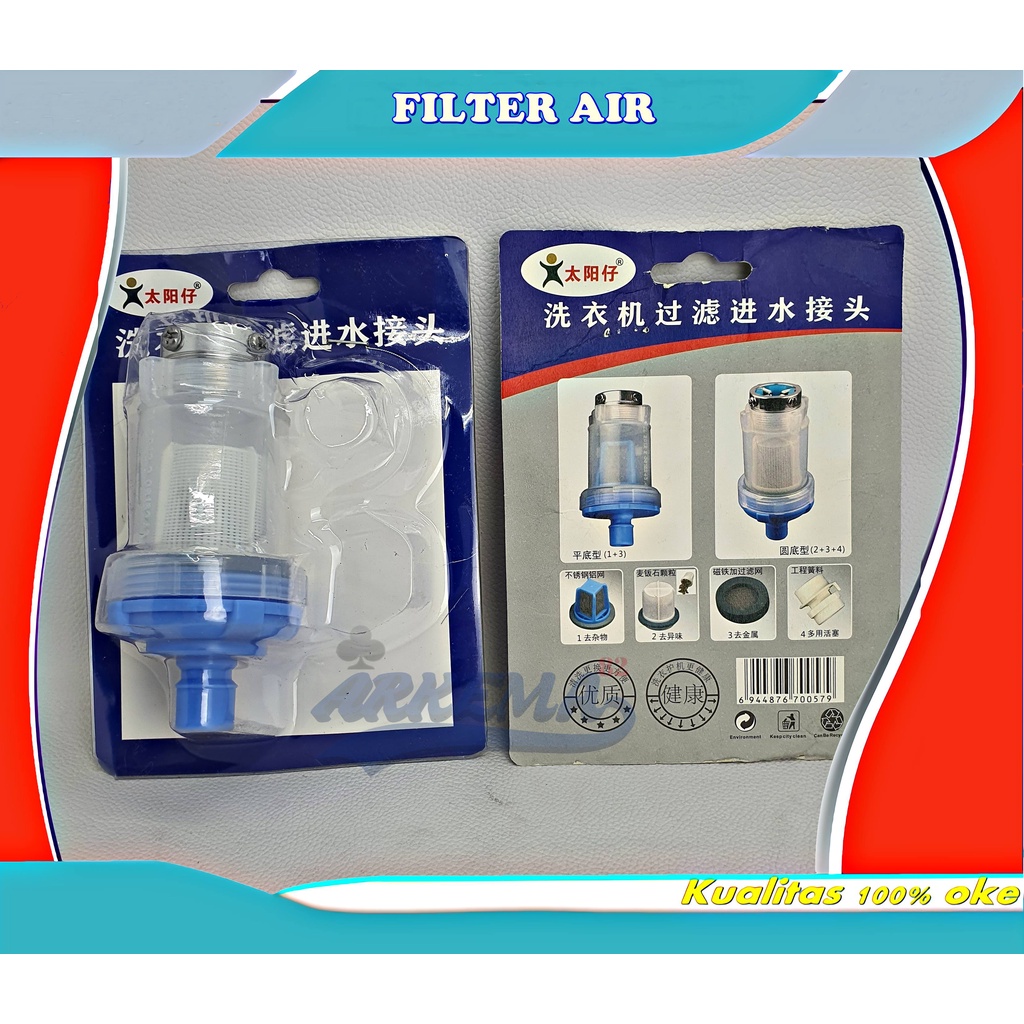 FILTER KRAN AIR MESIN CUCI UMUM MULTI | PILTER SARINGAN / PENYARING LUMUT MASUK AIR KERAN UNIVERSAL | FILTER MESIN CUCI MULTI