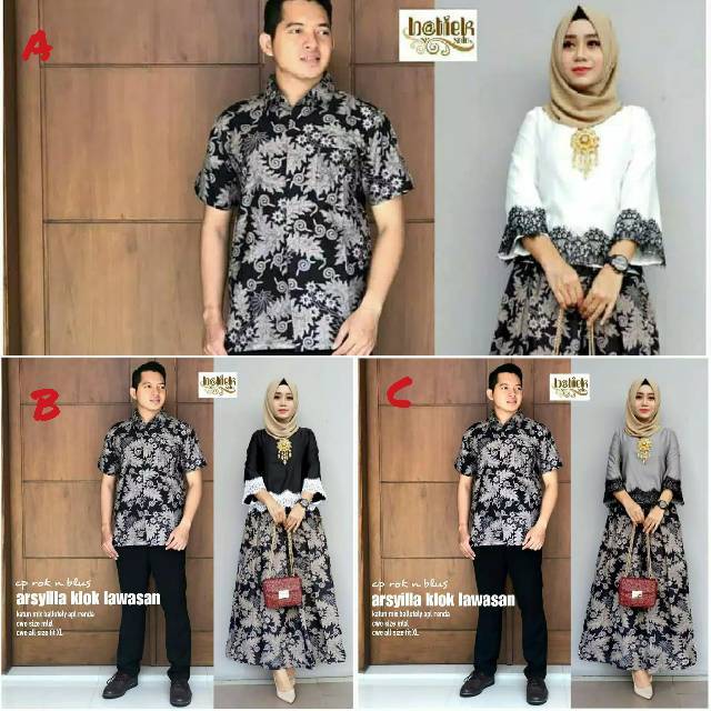 Paling Murah Batik Couple Kebaya Modern Rnb Arsyilla Klok Lawasan ykMzW6clEKXmd