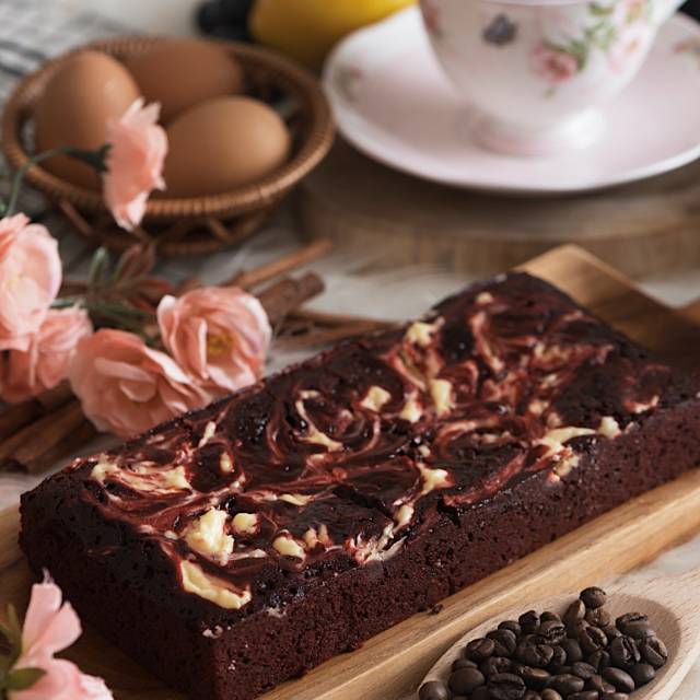 

Red velvet cream cheese brownies