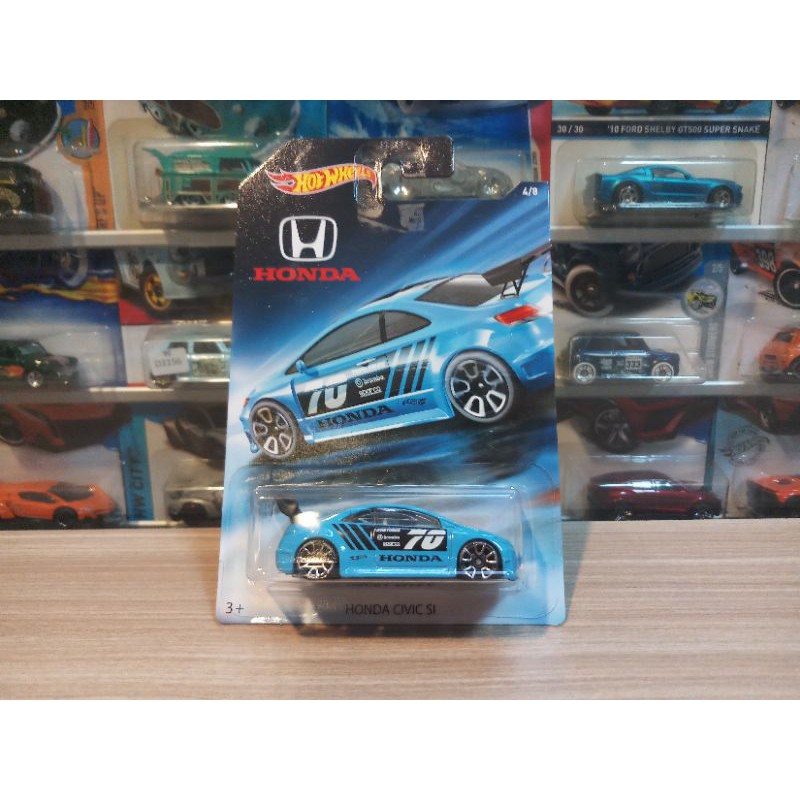 HOT WHEELS HONDA CIVIC SI BIRU - HONDA SERIES