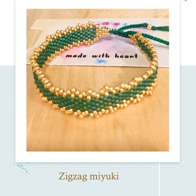 Zigzag miyuki / gelang manik miyuki