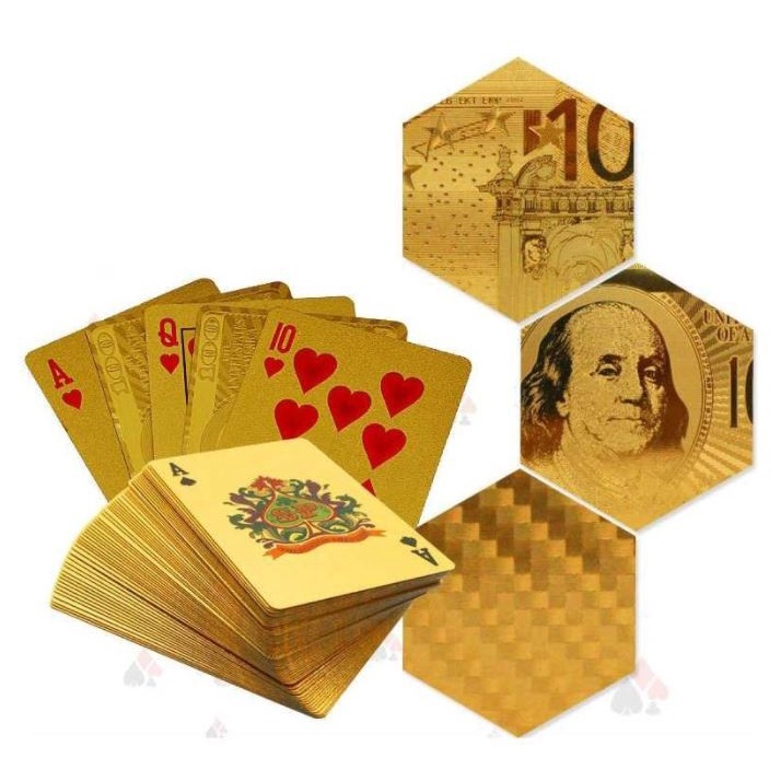 Kartu Remi Gold Anti Air Mainan Remaja Dewasa