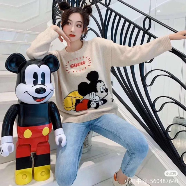 Sweater Rajut Gucci x Mickey