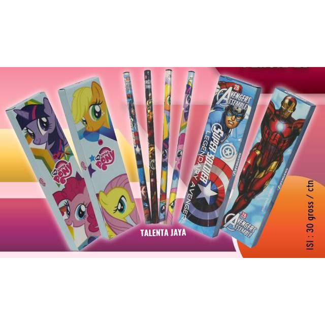 

MG - PENSIL MOTIF KARAKTER ANAK 2B (12 PC)