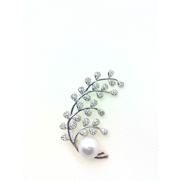 Bros pin mutiara laut asli mutiara lombok | Bros mutiara lombok rodhium | Mutiara lombok murah