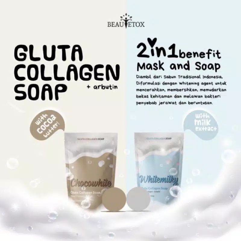 gluta beauty collagen soap