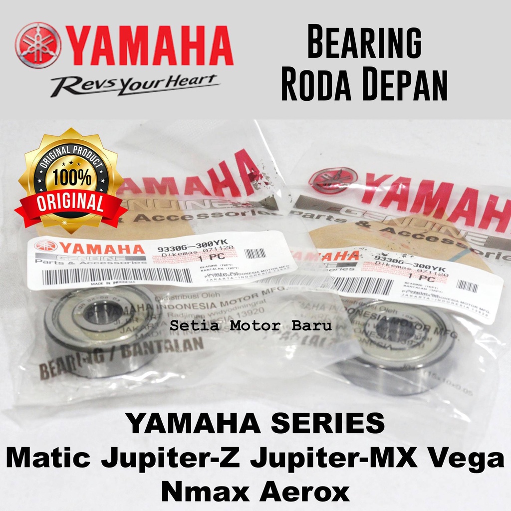 Bearing Bering Laher 6300 Roda Depan Mio Soul Nmax Aerox Jupiter Z MX KING Vega Asli Yamaha