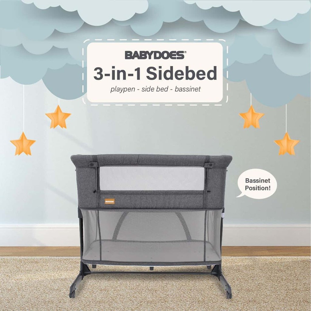 Babydoes CH-MB 169 SN 3in1 Side Bed box bayi tempat tidur bayi