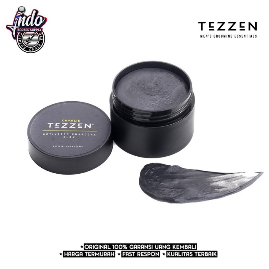 TEZZEN CHARLIE ACTIVATED CHARCOAL CLAY POMADE