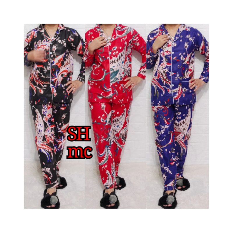 Baju Tidur Piyama Wanita Motif Keong racun Pajamas Katun  / Baju Tidur setelan Wanita Katun  PP Terbaru Bigsize Kekiniaan