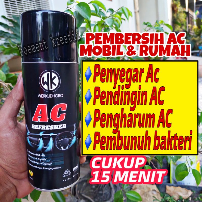 Pembersih Ac mobil / Ac refresher mobil / Ac cleaner / Penyegar udara &amp; penghilang bau apek