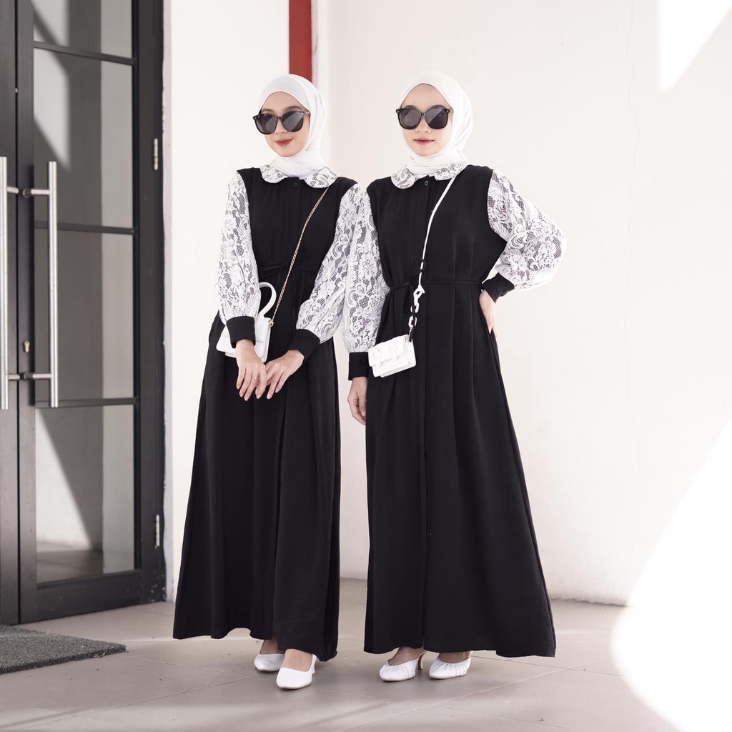 Azkia Abaya Original Product from Locana Label Ready Stock