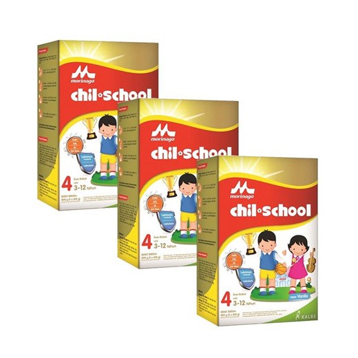 Chil School Gold/Reguler madu/vanila 800gr