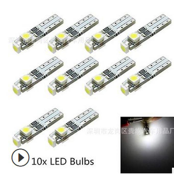 Lampu LED Speedometer T5 PCB 3 SMD 1210 Putih Biru Merah