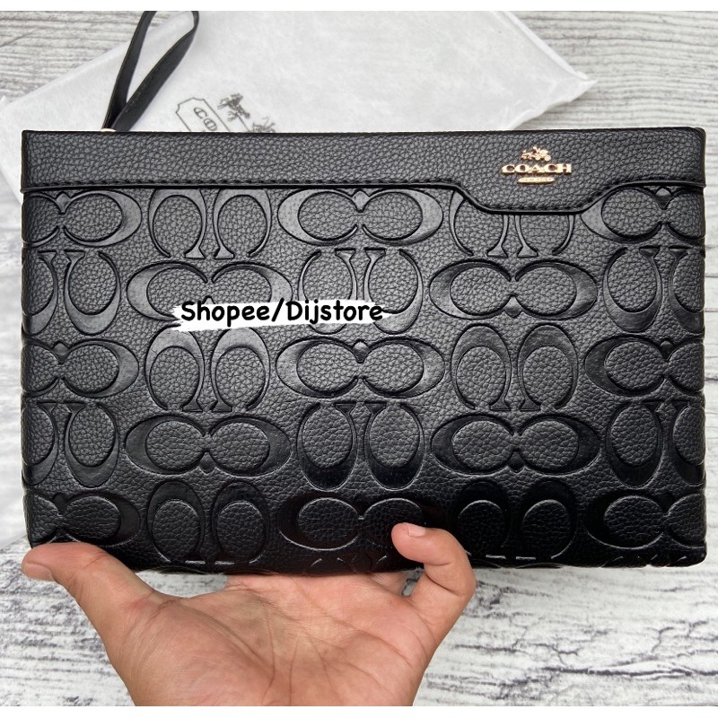 Clutch Coach premium Quality clutch pria dan wanita import handbag coach Pouch bag