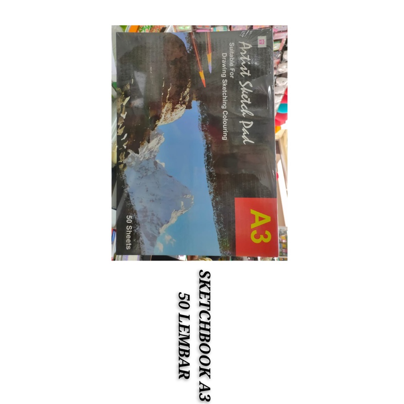 

scetch book tiara a3 isi 50 lembar setara kiky