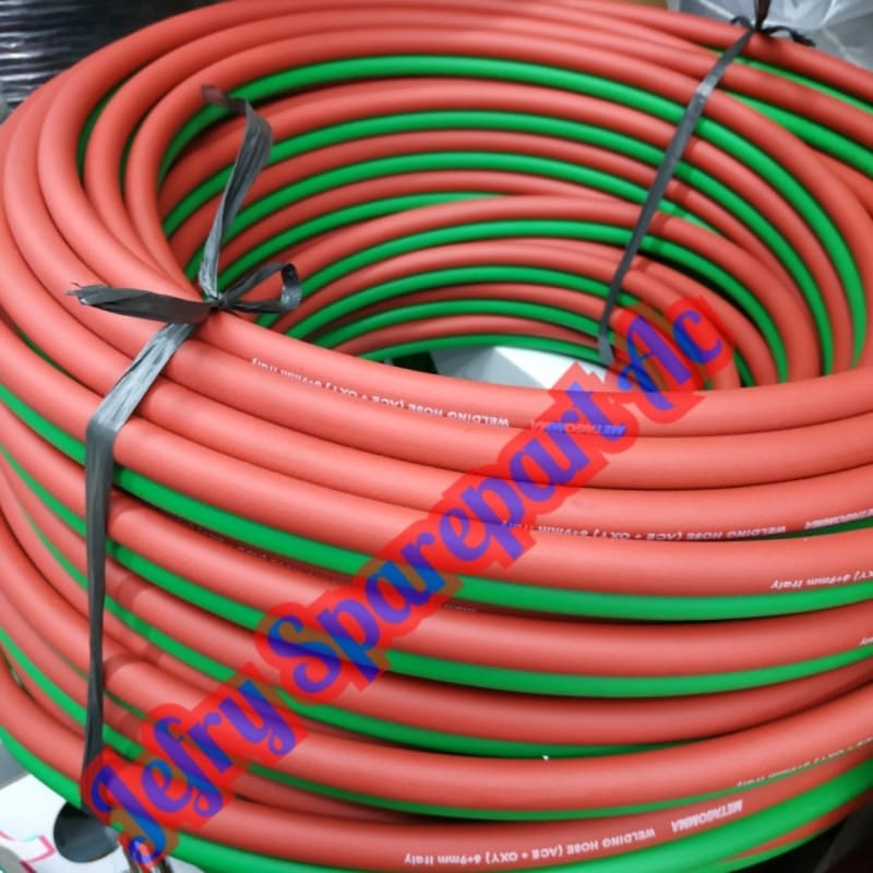 SELANG LAS DOUBLE SELANG OKSIGEN OXIGEN METERAN