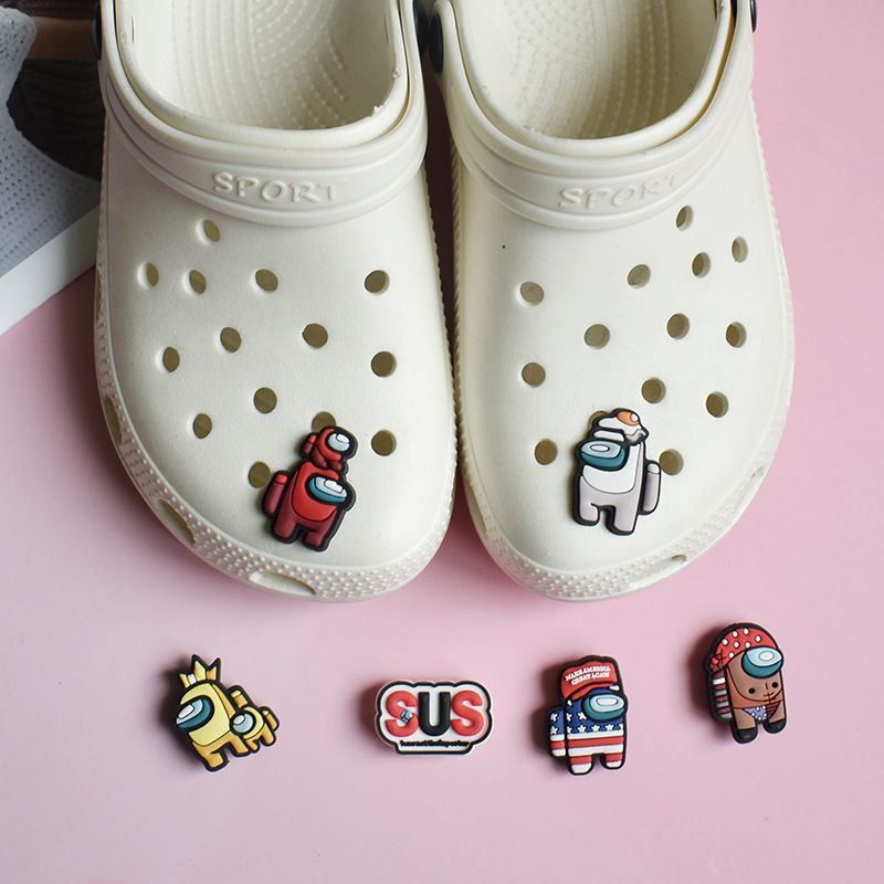 Jibbitz Crocs Among US feat Bart Simpson Karakter Trend fashion Pin Sandal Unik Imut