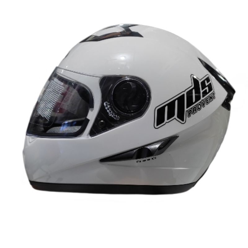 Helm MDS Provent White Double Visor