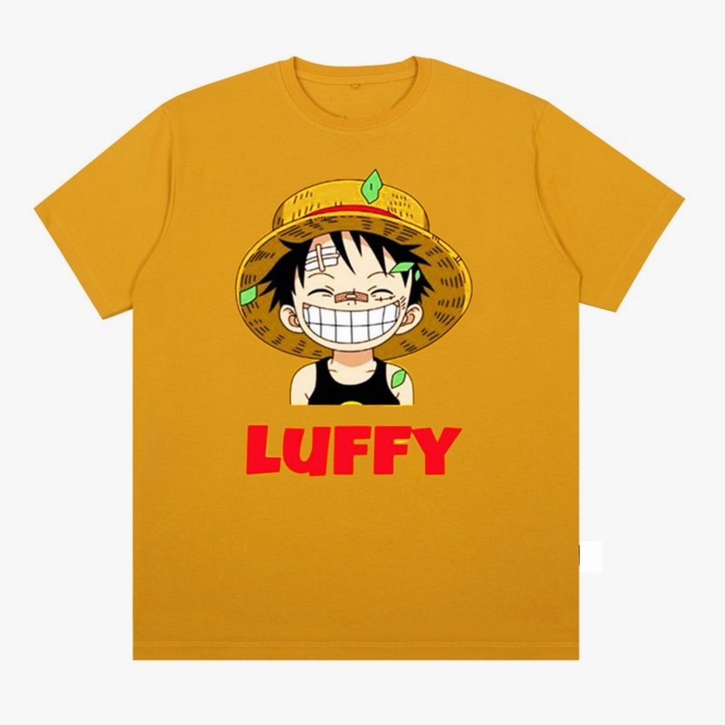 Jual Kaos Luffy One Piece Monkey D Luffy T Shirt Anime Luffy Smile