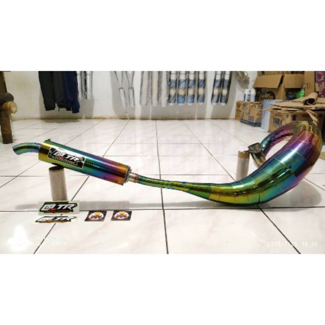 Knalpot RX-KING Lobster silinser full pelangi @_TR RACING