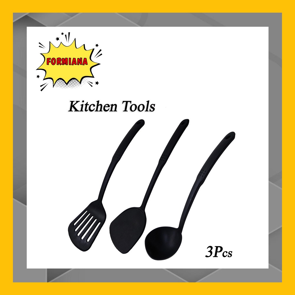 FM - Kitchen tools irus dan sutil set nylon 3 pcs WARNA - Random color