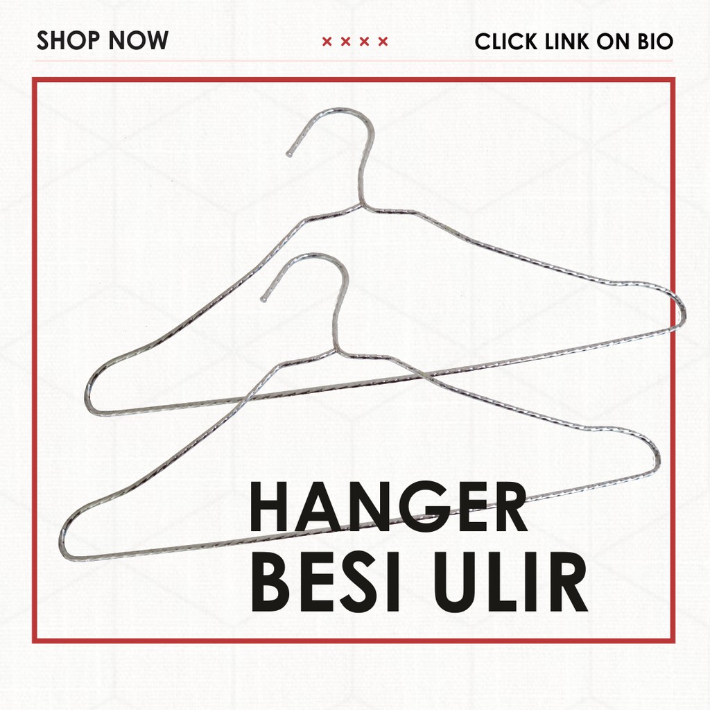 Hanger besi ulir / hanger besi import, jual hanger, hanger surabaya, hanger murah, hanger besi