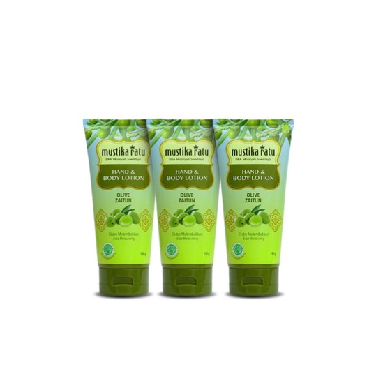 Triple Bundle Zaitun Hand & Body lotion 150 ml Mustika Ratu