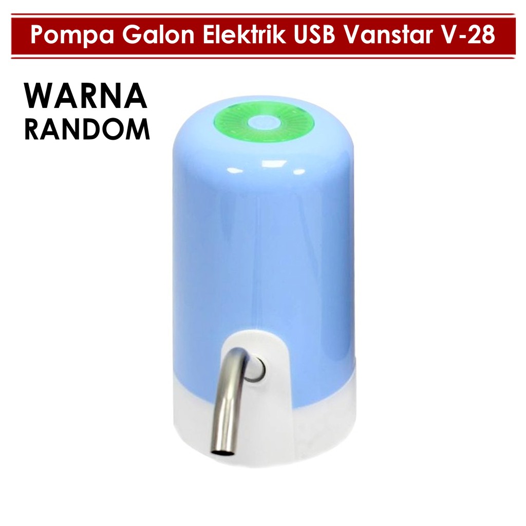 Jual Pompa Galon Elektrik Vanstar V 28 Warna Random Glx Indonesiashopee Indonesia 4205