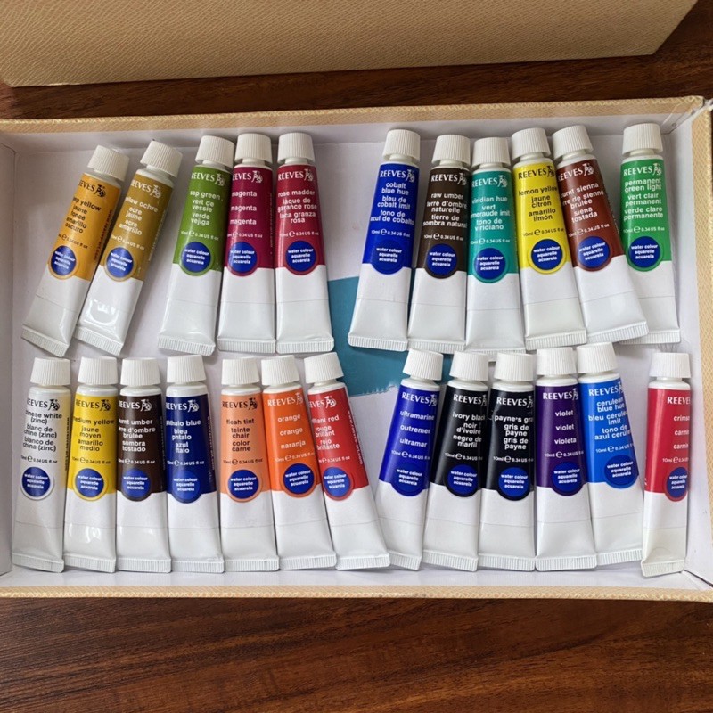 

Reeves Watercolor Paint 21 x 10ml (No Box)