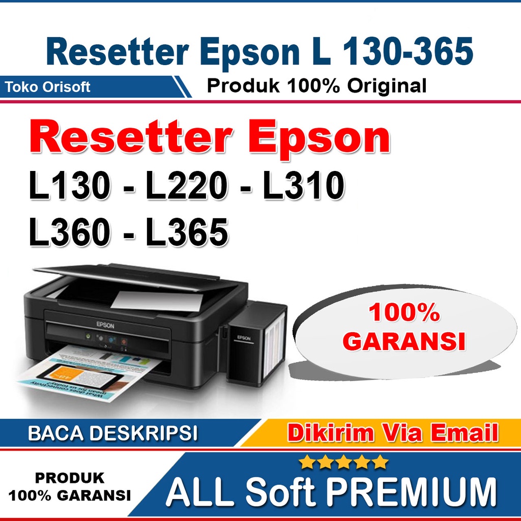 Software Resetter Epson L365--L360-L310-L220-L130 Original Full Version