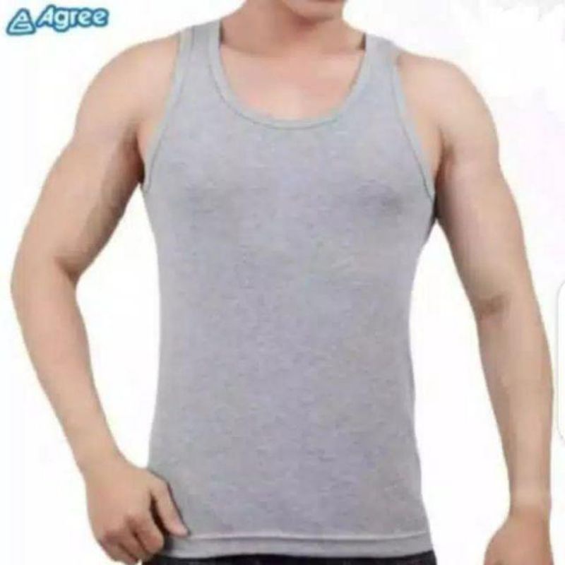 KAOS SINGLET PRIA / KAOS DALAM PRIA AGREE PROMO