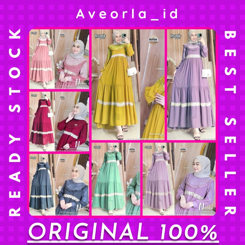 (( UPDATE STOCK )) NEIRA / MARINKA / NADINA MAXY DRESS CERUTY BABYDOLL ORI BY UWAIS