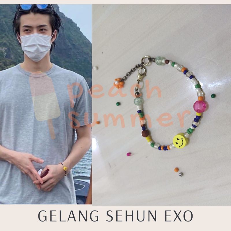 GELANG SEHUN EXO | GELANG EXO/GELANG IDOL/GELANG KOREA/GELANG MANIK