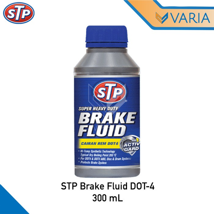 STP Brake Fluid DOT-4 300 ml ActivGard Cairan Oli Rem Motor Mobil