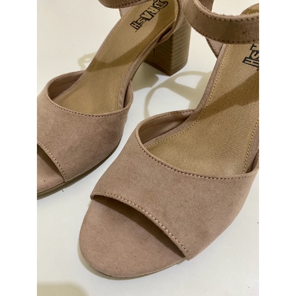 High Heels Sued Pink Brash payless