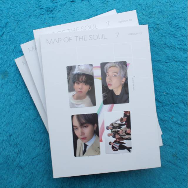 BTS - Map Of The Soul: 7 Jungkook RM Suga Versi 1 2 3 Photocard PC